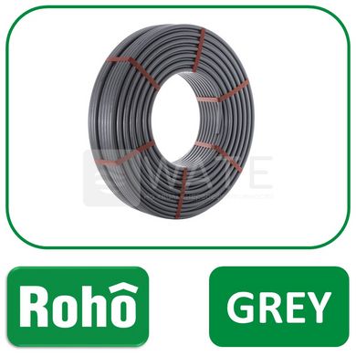 Труба теплої підлоги PERT EVOH Type-II 16x2.0 (GRAY) Roho 500м RO0033 фото