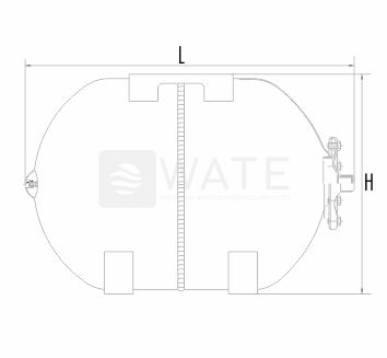 Гідроакумулятор VAO 50 Aquasystem - 50л AAK0E11B01 EA1 фото